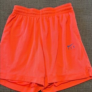 Nike Orange Athletic Shorts
